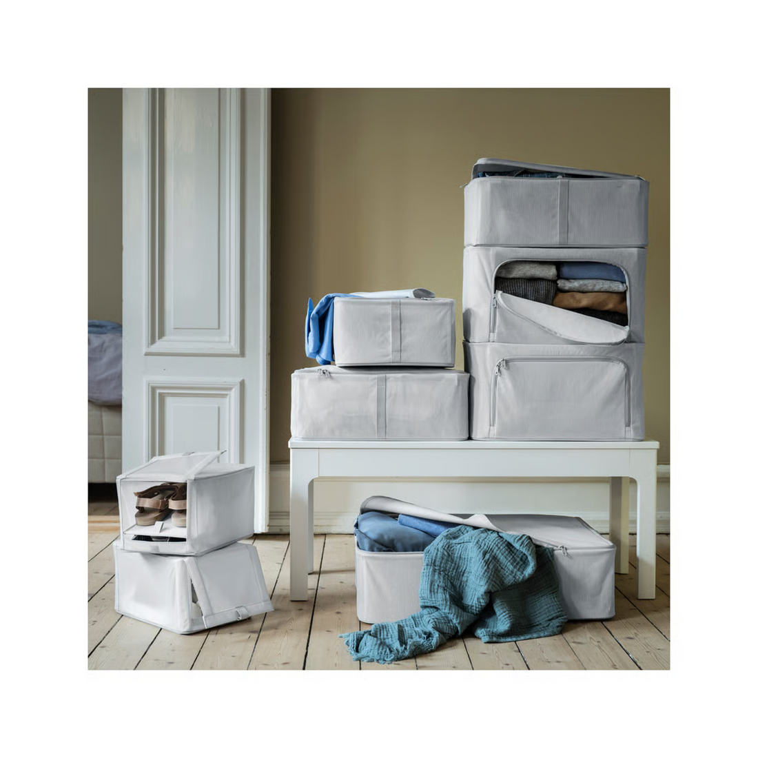 IKEA HEMMAFIXARE 布艺收纳箱