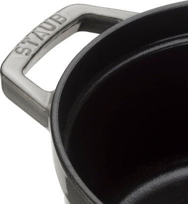 STAUB Cast Iron Roaster/Cocotte, Round, 24 cm, 3.8 L