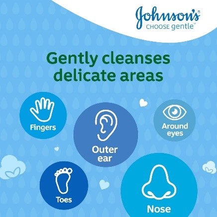 Johnson's Baby Cotton Buds (1 x Pack of 200) Soft & Gentle Ear Buds