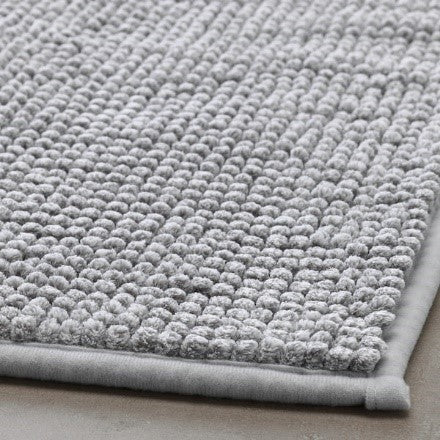 Bath mat, grey-white mélange, 50x80 cm
