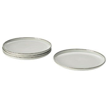GLADELIG Plate, grey, 25 cm