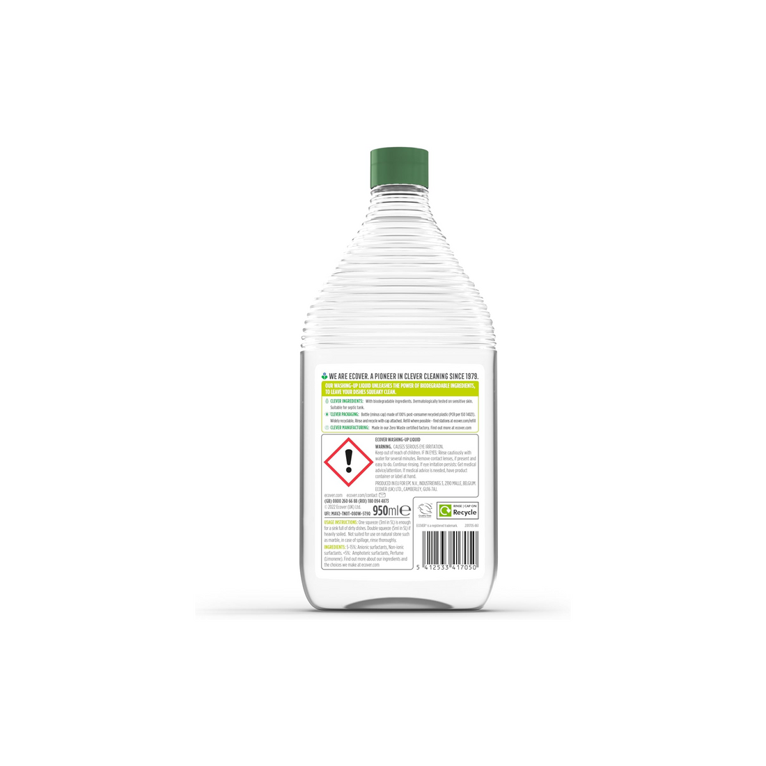Ecover 天然植物配方洗碗液（950 毫升）