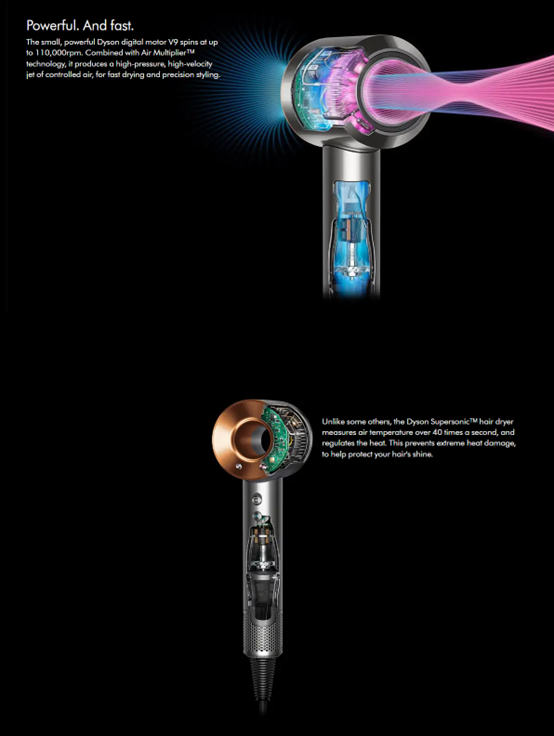 Dyson Supersonic Hair Dryer, Copper