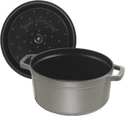STAUB Cast Iron Roaster/Cocotte, Round, 24 cm, 3.8 L