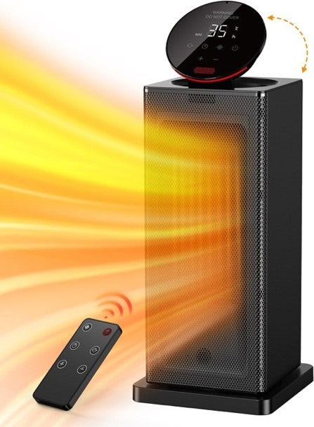 Heater, 2000W, PTC Electric Heater with ECO Mode, 90°Oscillation