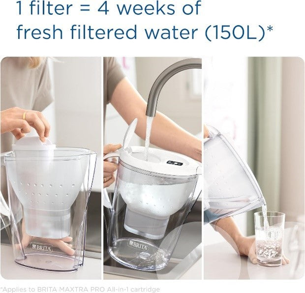 BRITA Marella XL Water Filter Jug White (3.5L)